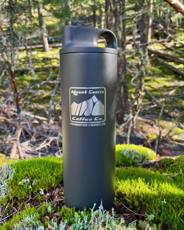 Mount Currie Coffee 27 oz Active Tumbler in Matte Black