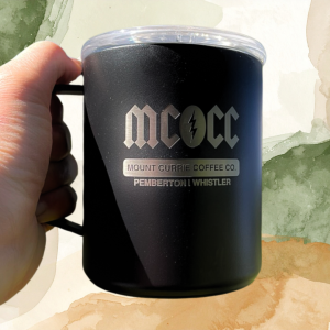 12oz Camp Mug with Lid in Matte Black